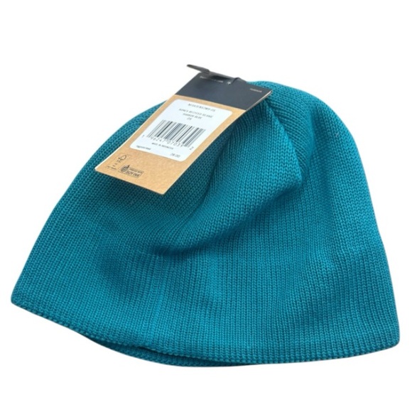 The North Face Bones Recycled Beanie Hat Knitted Harbor Blue One Size NWT main image 6
